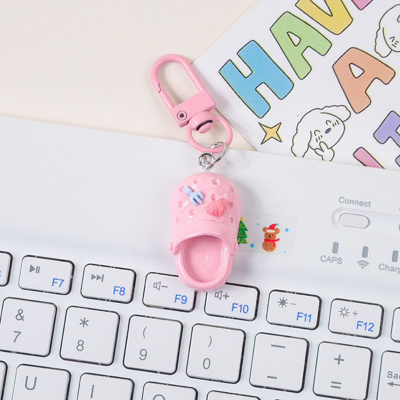 カラフルなバックル I78Móc khoác カラフルな下駄キーホルダーかわいいジュエリーペンダント diy アクセサリー|undefined