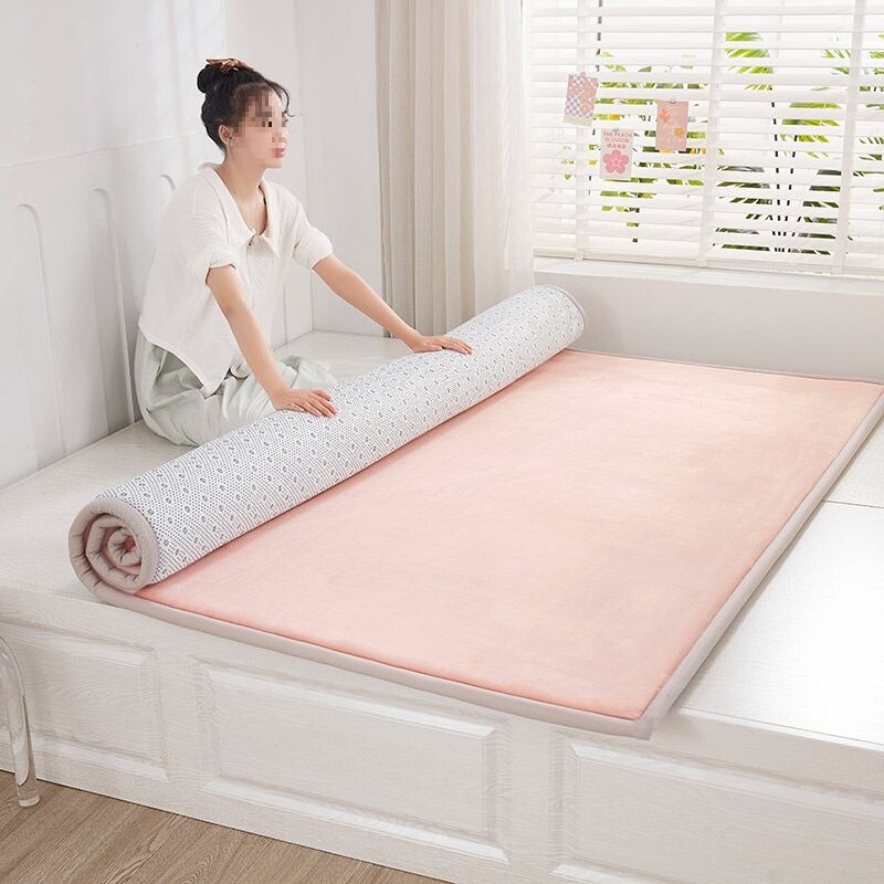H7J Tatami Mattress Floor Non-Slip Mattress Rural Kang Mat Felt Floor Mat Foldableable