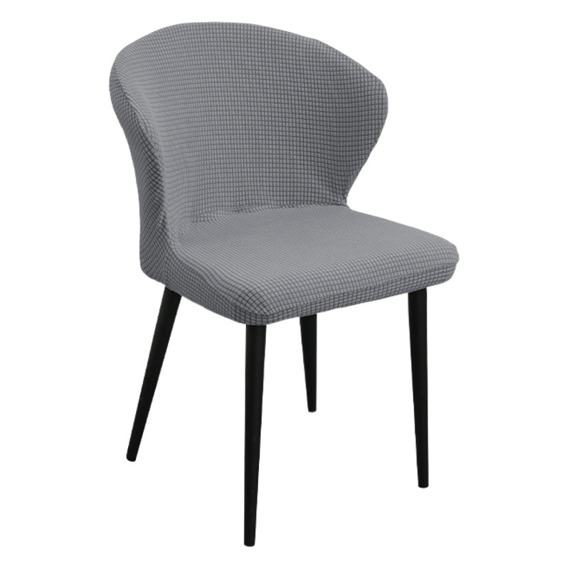Funda de terciopelo geométrica para silla de comedor, funda para taburete, diseño antideslizante, funda para silla antideslizante