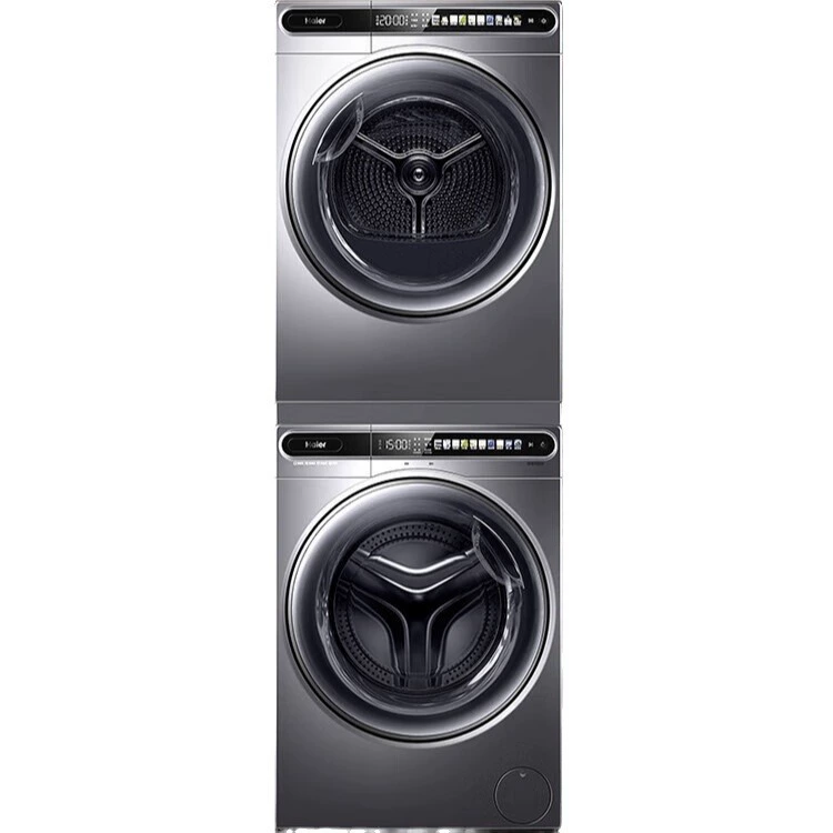 Haier EG100MATESL+EHG100MATE59 барабанная стиральная и сушильная машина набор эссенс стирка 10кг