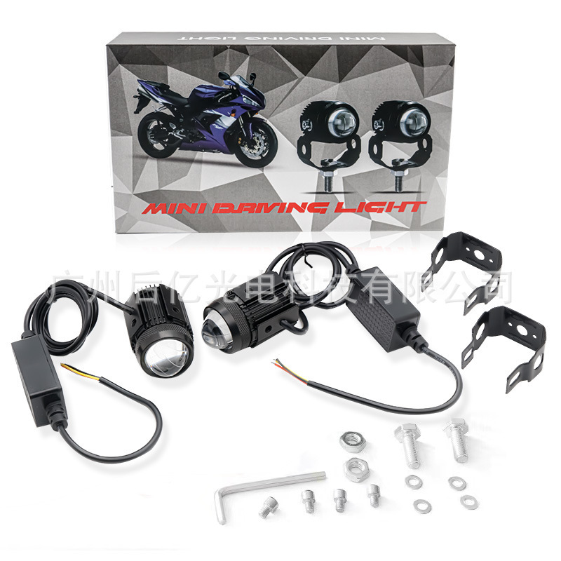 Fabricantes de faro de motocicleta suministrar cañón de acero impermeable faro eléctrico de faro bicromático 8 - 80V