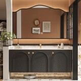 Французский ретро ванный шкаф керамический интегрированный умывальный шкаф шкаф для мытья бассейн бассейн бассейн 2025 Новая модель