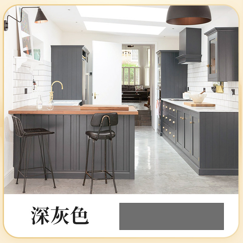 Pintura de madera a base de agua para muebles de armario de madera maciza pintura de cambio de color para gabinetes de pintura doméstica puertas de gabinetes renovación de pintura de madera