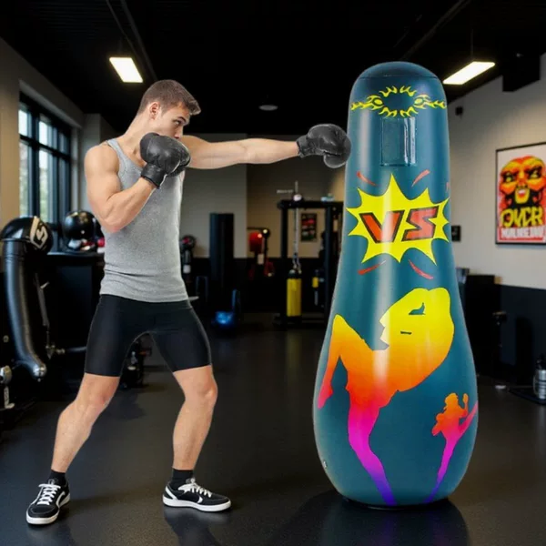 Customized Thickened Boxing Inflatable Water-Filled Punching Bag for Adults and Children, Fitness Stress-Relief Exercise Inflatable Punching Bag