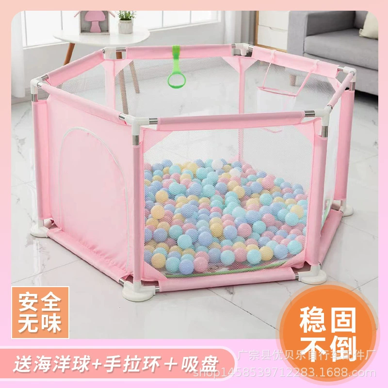 Оптовая продажа от производителя: шестиугольный игровой манеж-ограждение для младенцев и малышей, развивающий, для трансграничной торговли на Amazon