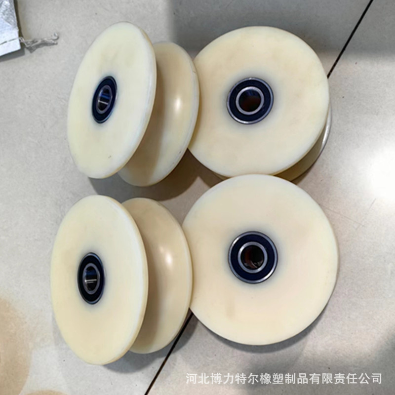 厂家注塑塑料轮子尼龙滚轮H型滑轮耐磨导钢丝绳量大从优耐磨抗压