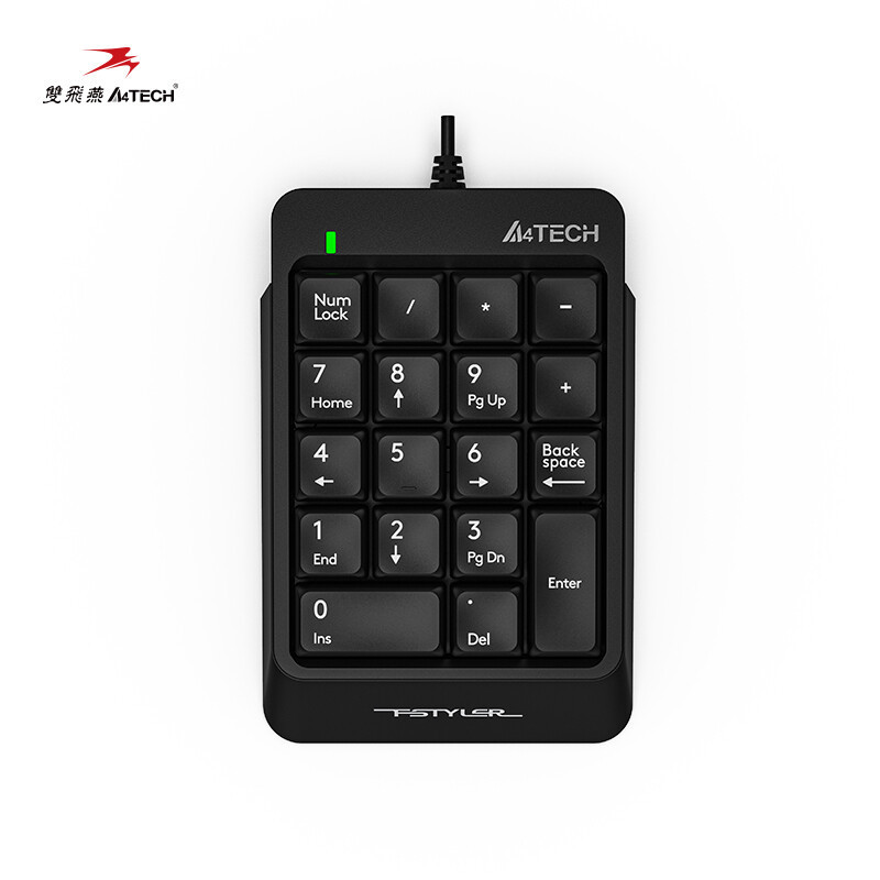 (A4Tech) Fk13P Digital Keypad External Notebook Financial Office Portable Mini Keyboard