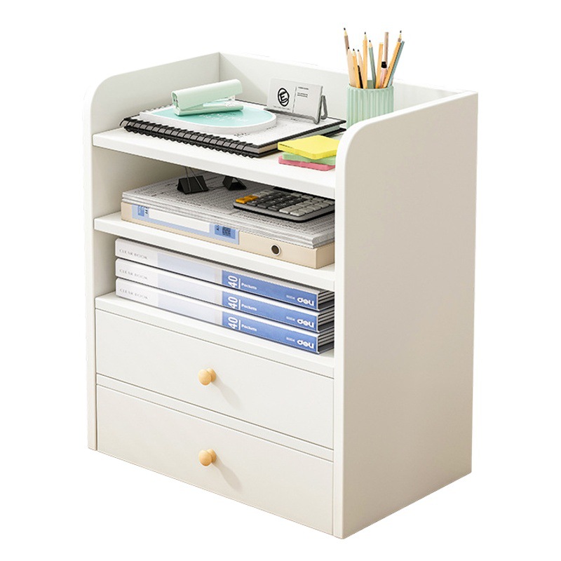 Rack de almacenamiento de escritorio de oficina multi-capa de archivo Rack Station artefacto escritorio organizador rack de almacenamiento de archivos