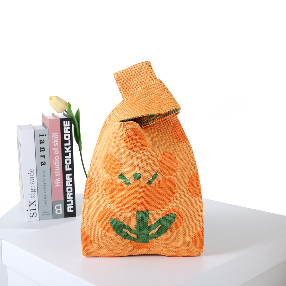 2024 Flying Weaving Bag Tote Bag Versión coreana del nuevo bolso de mano de moda Fabricante de bolsas de compras casuales de gran capacidad para estudiantes