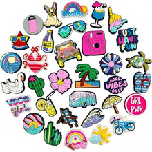 M 34211 Removable clog flower decoration buckle �ɲ�ж����Ь