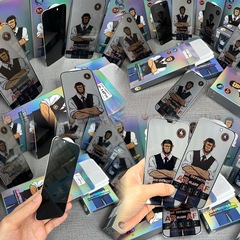 藍猩大師版適用蘋果15鋼化膜iPhone14電鍍防指紋13防塵12全屏玻璃