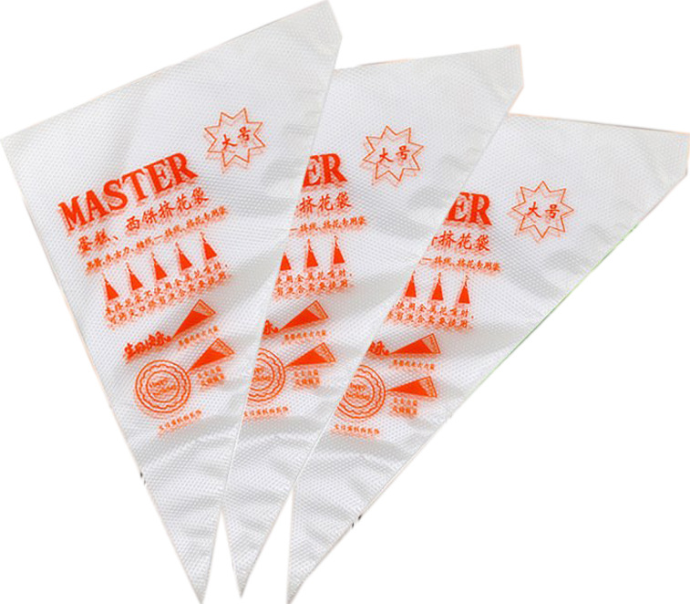 Decorating bag, disposable birthday cake squeezing cream baking bag, decorating tip household set