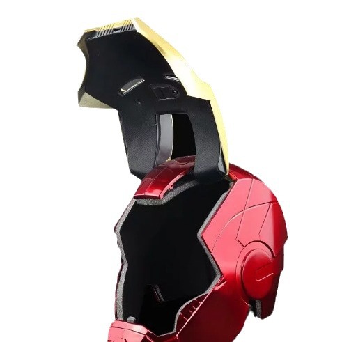 Iron Man casco 1:1 máscara se puede abrir luminoso guantes adultos niños modelo de cosplay Accesorios