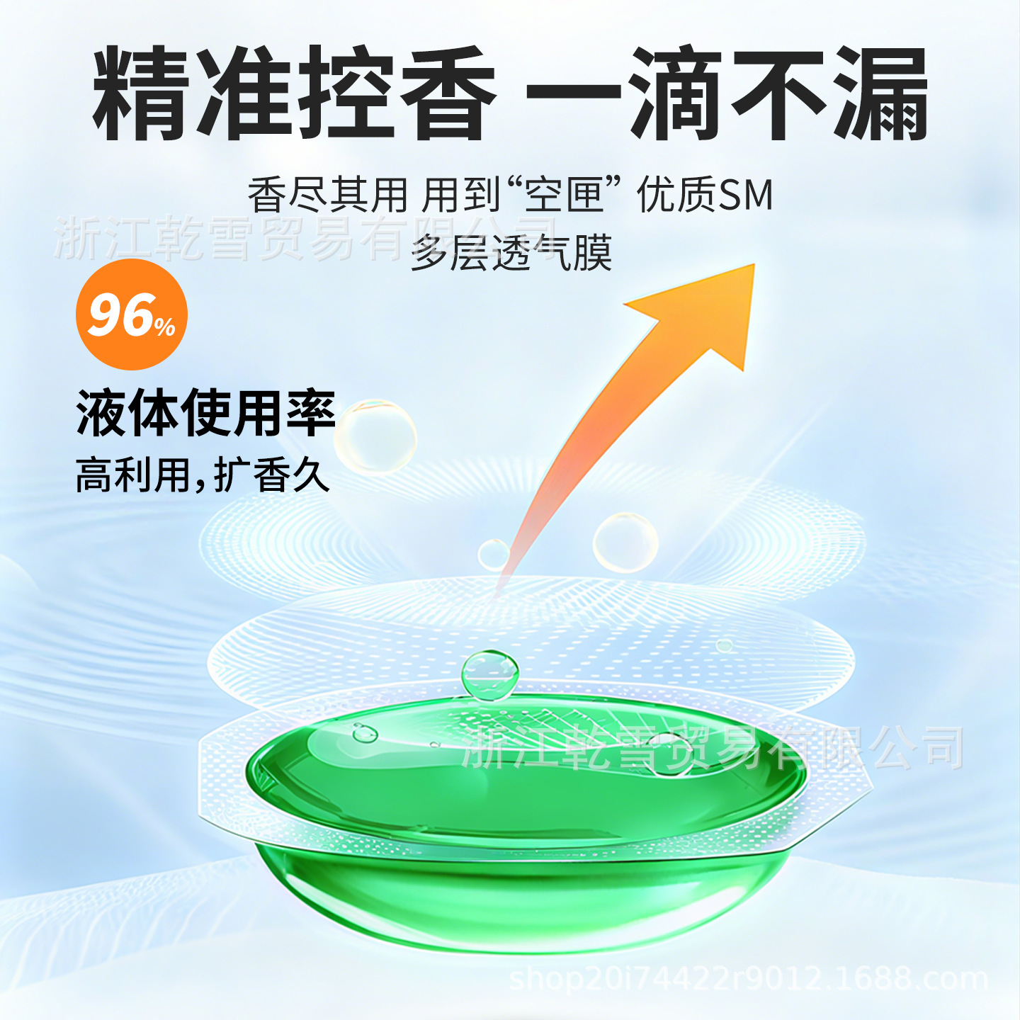 Cross-Border New Car Air Freshener for Car Air Vents, High-End Fragrance, Long-Lasting Scent in the Car, Fresh Air