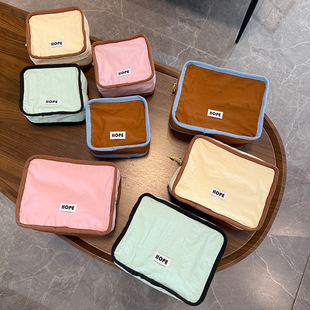 New Cosmetic Bag Storage Bag Coin Purse Portable Travel Toiletry Partition Convenient and Practical Storage Bag