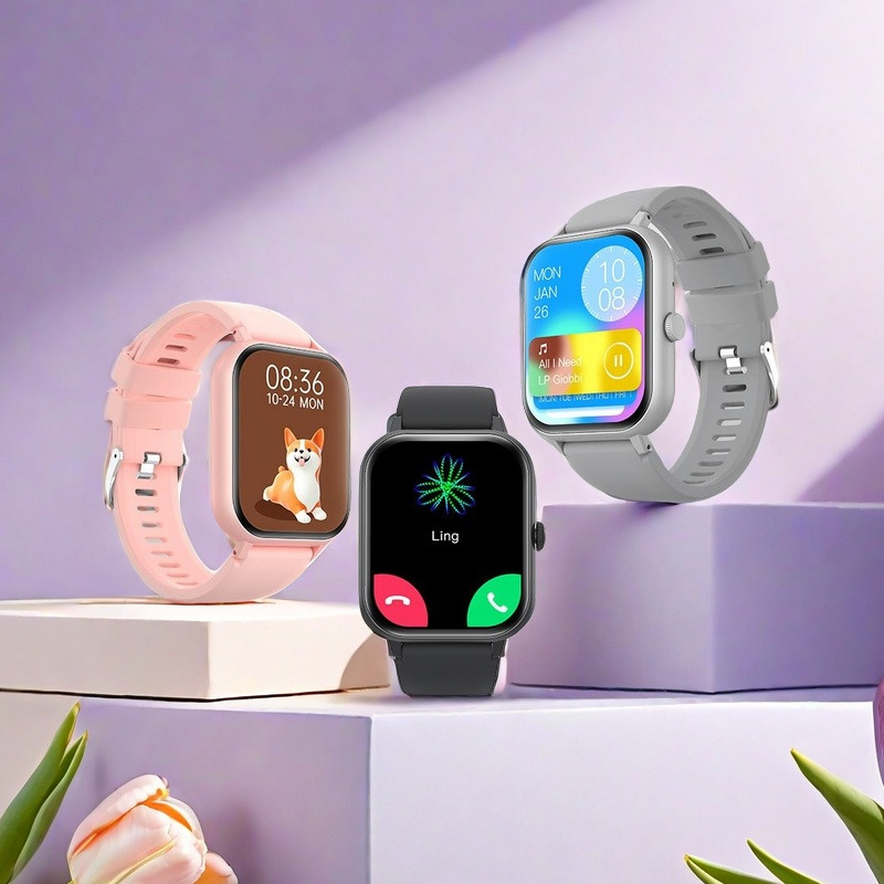 Grenzüberschreitende Smartwatch ⌚ ZL54J Bluetooth-Anruf-Smartwatch Huaqiangbei Sportuhr für Herzfrequenz- und Blutdruckmessung_voghion.com
