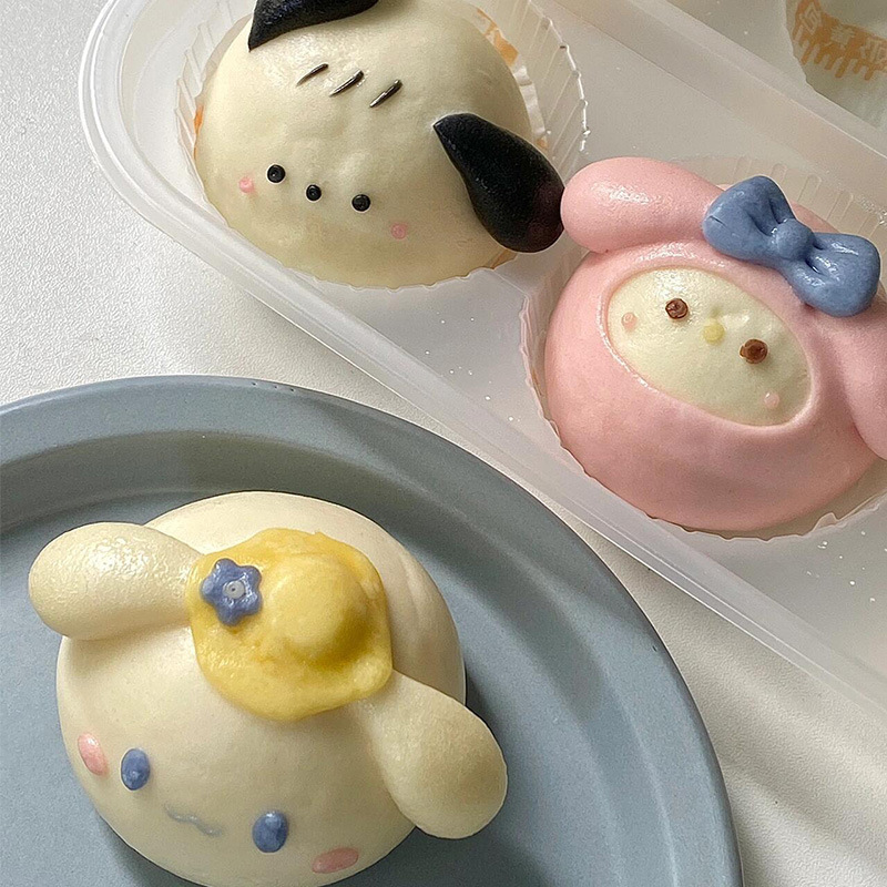 リオファミリー漫画ミルク風味の小さなまんじゅう子供の健康的なインスタント朝食半製品急速冷凍菓子食品|undefined