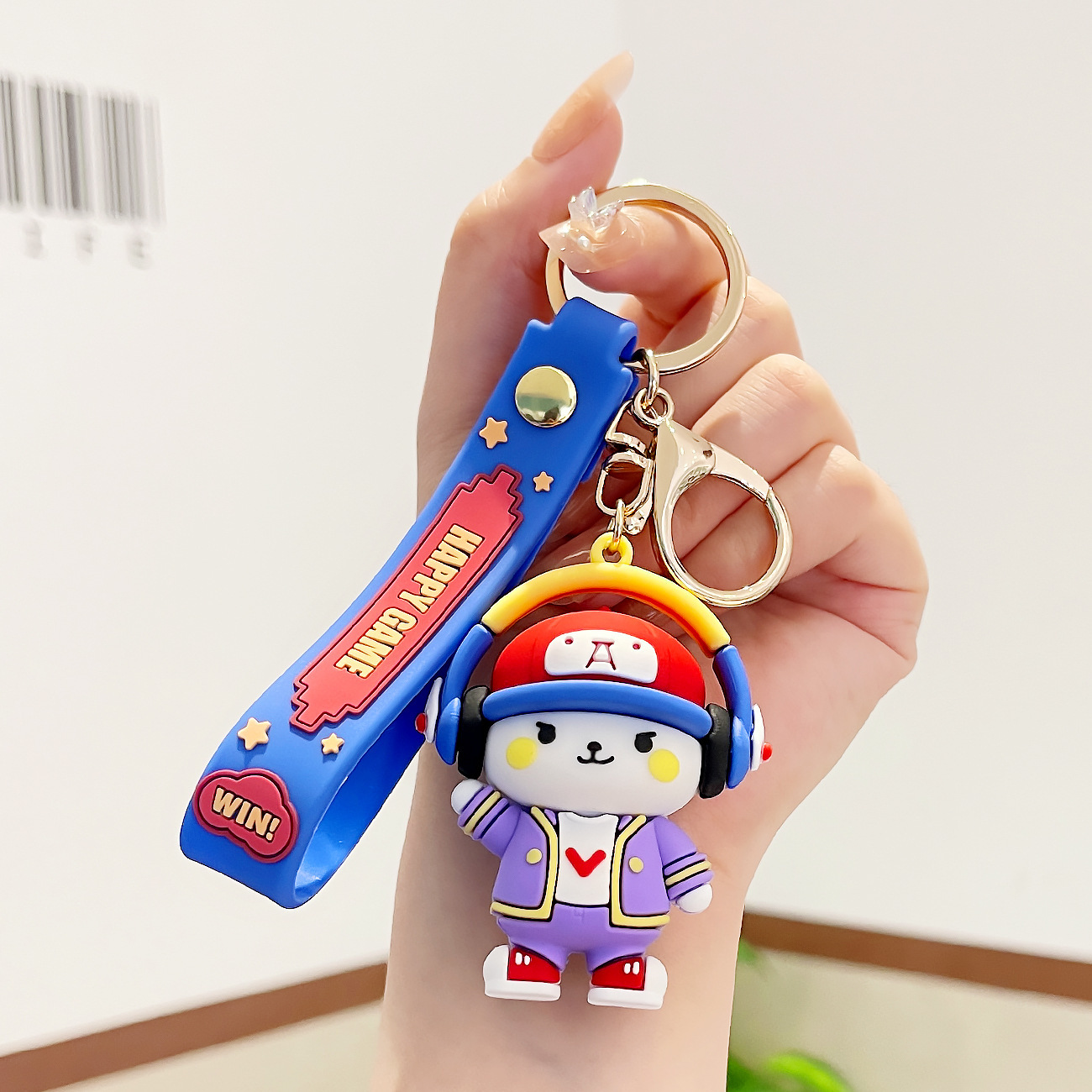 Venta directa de fábrica llavero colgante pequeño muñeca tridimensional llavero de coche mochila escolar colgante puesto al por mayor productos pequeños