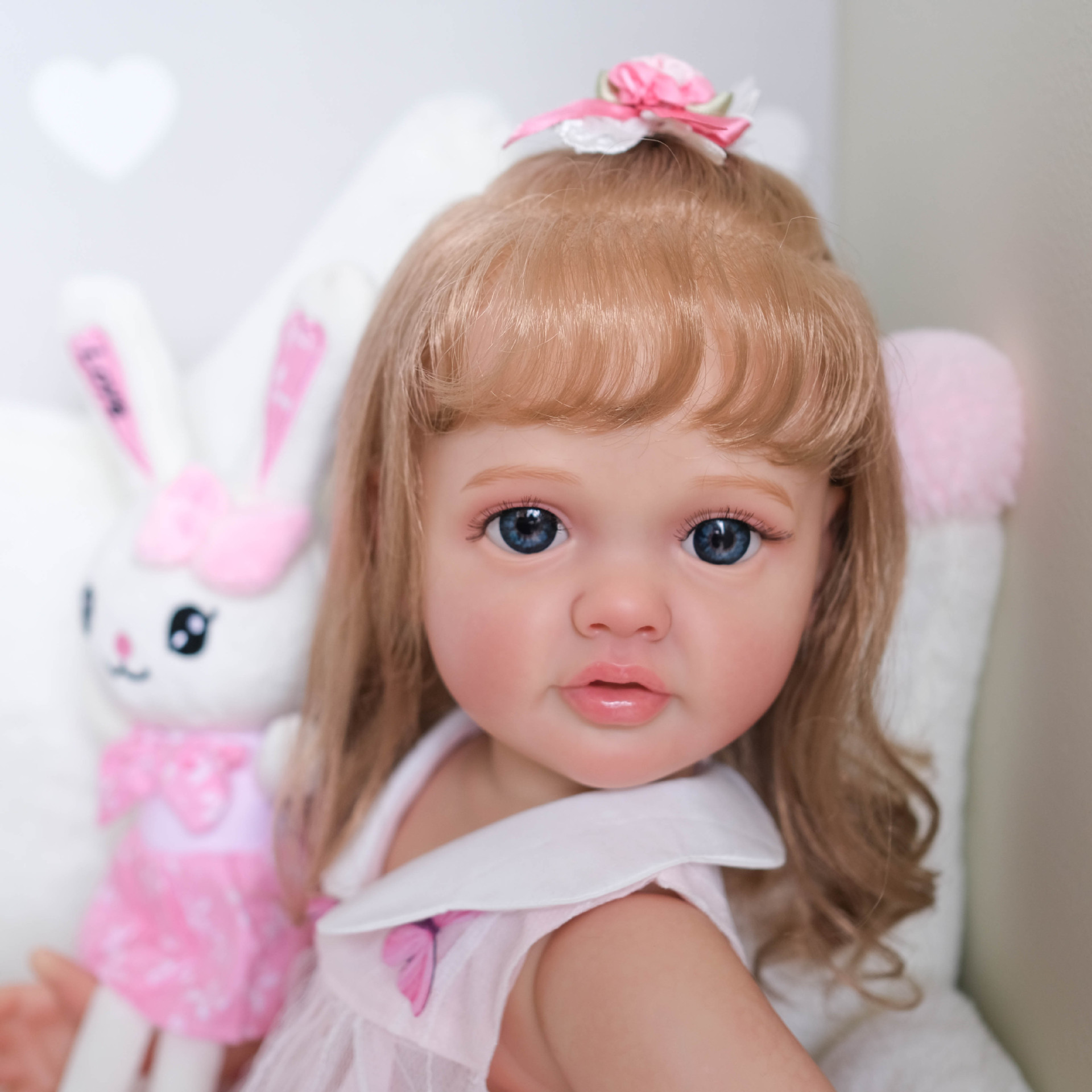 NPK bienes genuinos 55cm pegamento completo simulación muñeca Betty hecho a mano exquisito pintado reborn Doll suministro transfronterizo