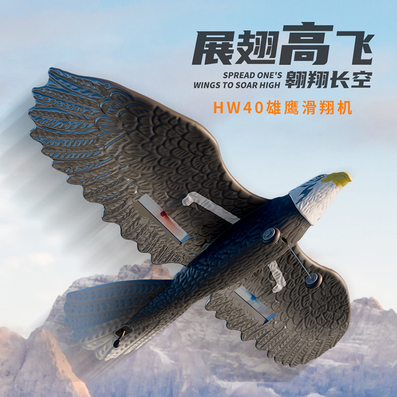 Hot Sale Two-Way Remote Control Eagle Glider Remote Control Airplane Model Aircraft Easy to Fly for Beginner Adults Boys