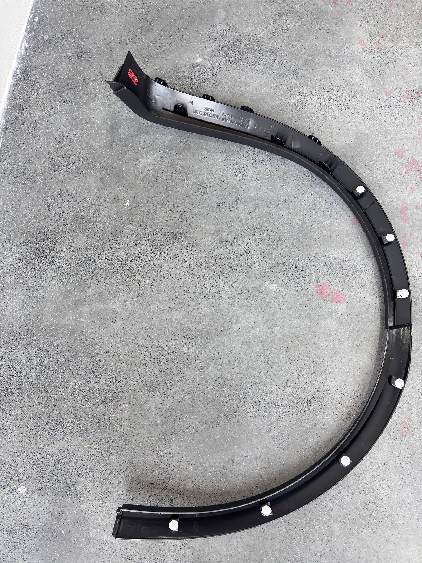 Suitable for Tesla Model X: front and rear wheel arch trim, left and right wheel fender protectors, and mudguard decorative strips