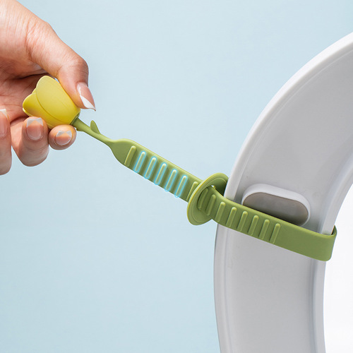 Toilet lid lifter does not dirty hands toilet portable artifact household smart toilet seat silicone toilet lid lifter