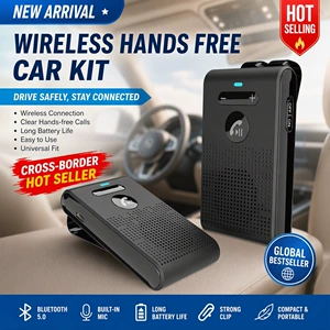 Sp08 avtomobil Bluetooth sərbəst cihazı, avtomatik işə salma/söndürmə, Siri səs nəzarəti, günəşlik
