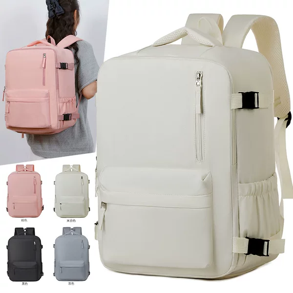 Business Laptop Bag, Travel Backpack, Large Capacity Shoe Compartment, Nylon School Bag, Business Backpack