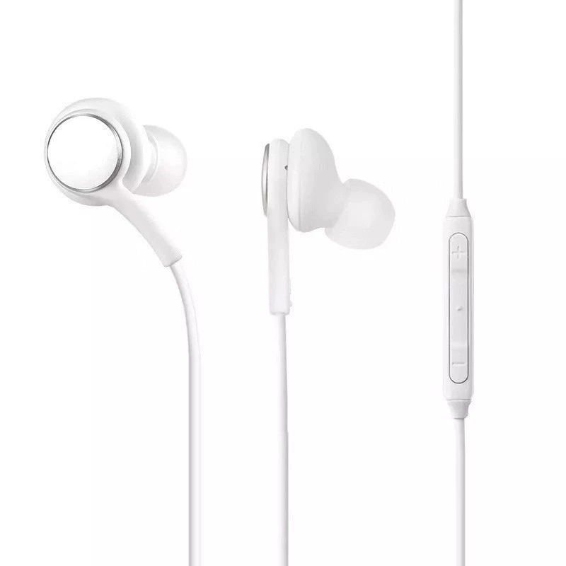 Наушники-затычки RuLi USB-C для Samsung Note10/S20/Note20 с AKG цифровым звуком, интерфейс Type-C, черные/белые