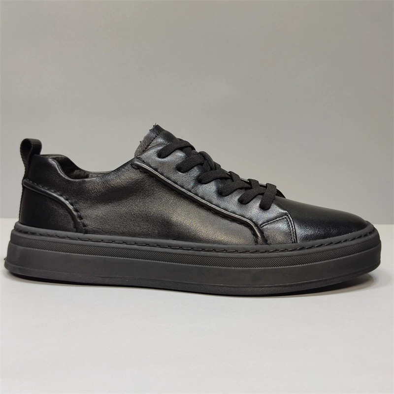 Утечка дефицитных брендов внешней торговли снята кожаная мужская обувь специальные черные повседневные кожаные туфли корейские дышащие туфли летом