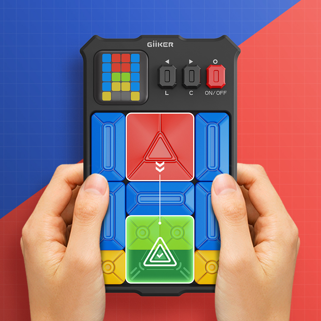 GIIKER计客华容道滑动拼图益智力思维训练通关电子玩具儿童礼物