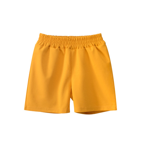 27kids Children's Shorts Easy-Dry Comfortable Casual Pants Summer Loose Solid Color Beach Pants Cross-border Supply