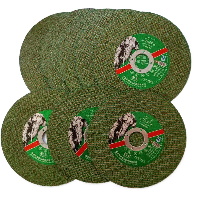 厂家直供珠海大象金象砂轮树脂切割片绿色双网金属不锈钢切割片