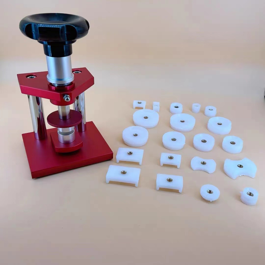 手动修表工具金属螺旋式压盖器手表后盖压合机高精度压底器送压膜