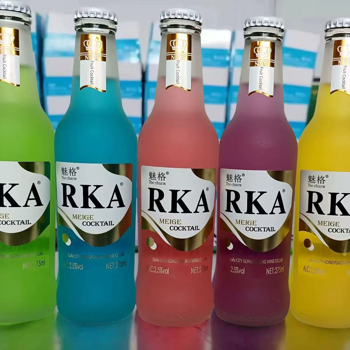 Коктейль в матовой бутылке