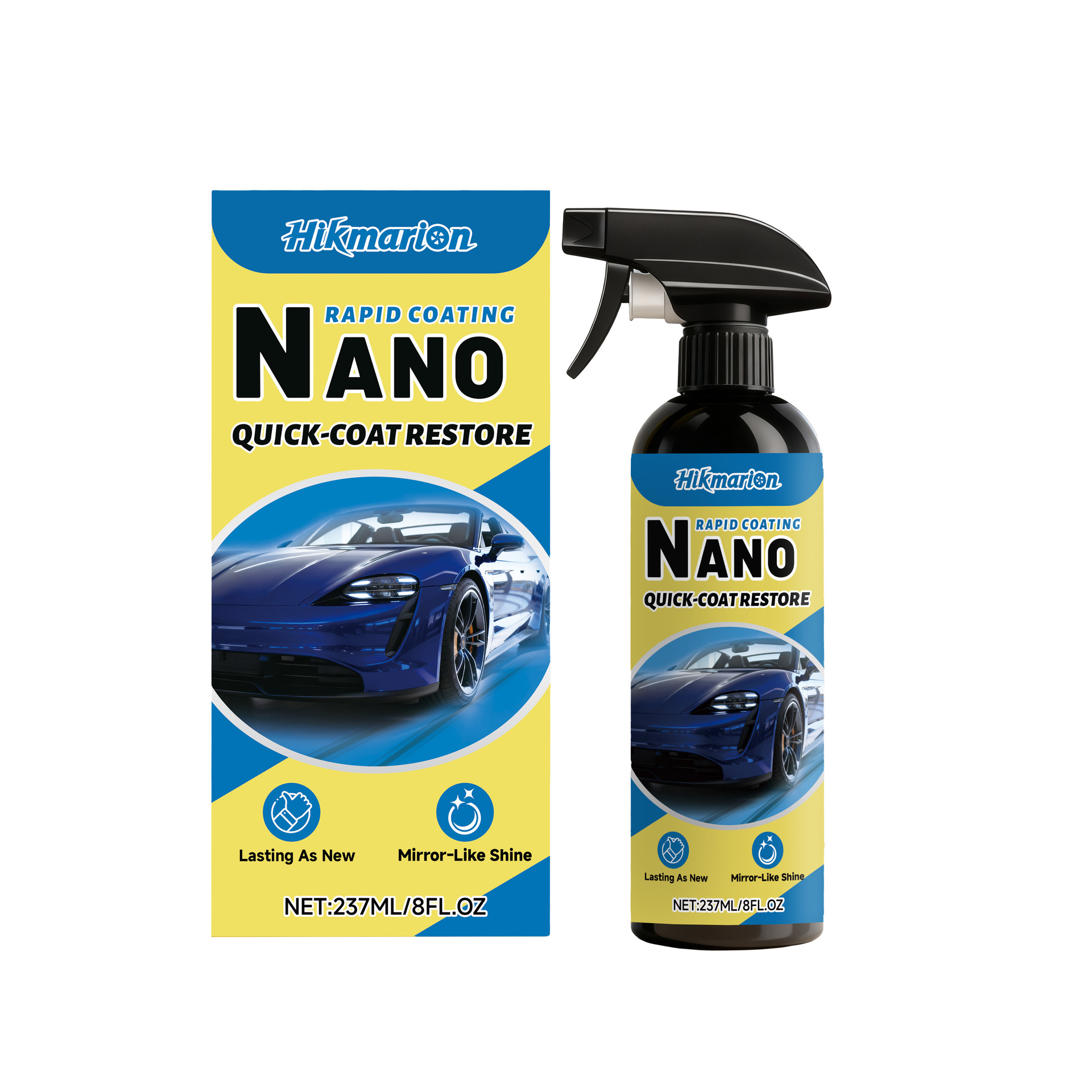 Спрей для нанопокрытия автомобиля Hikmarion Nano Quick-Coat