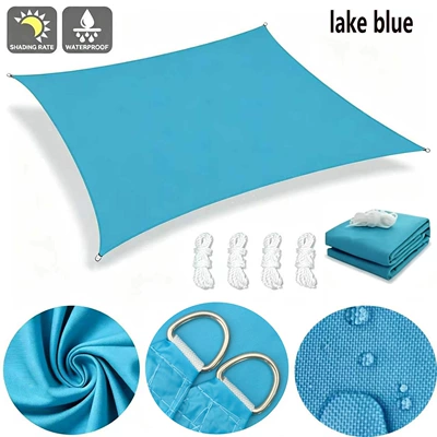Avtomobil yan çətirləri — sail for balcony and - lake-blue-2x2m