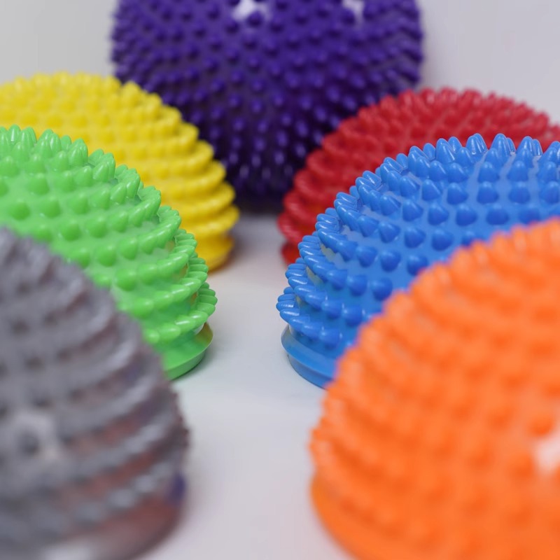 bola de durian a través de la piedra del río equipos de entrenamiento sensorial para niños ayuda educativa almohadilla táctil hogar tabla de equilibrio táctil juguete de educación temprana