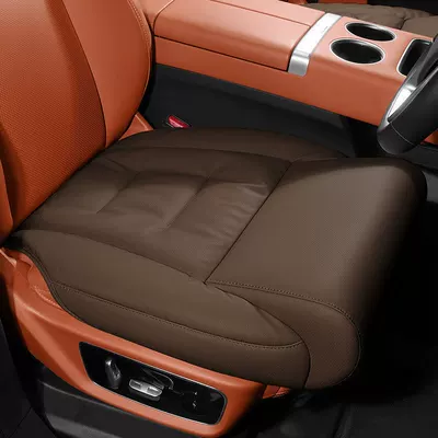 for Skoda Car Seat: Seat cushion, seat cover - fully-enclosed-memory-foam-seat-cushion-chestnut-brown-1-piece-in-the-front-row
