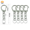 DIY toy jewelry spring buckle keychain small C+thick medium eight+10 one circle half small C multi -purpose hanging buckle