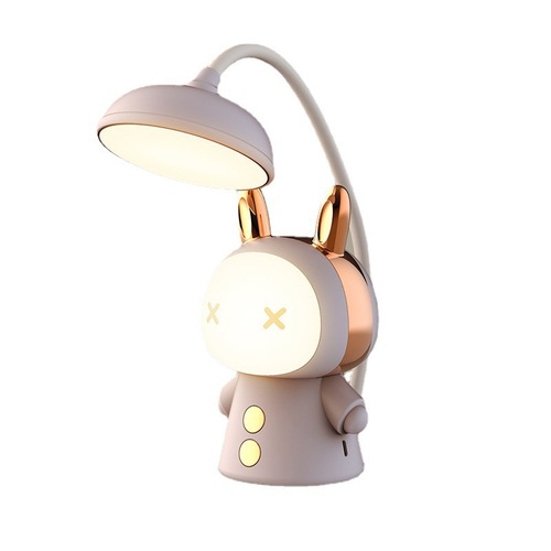 Creative Learning Rechargeable Desk Lamp Cartoon LED Eye Protection Desk Lamp Learning Reading Book Lamp Desk Lamp Night Lamp Wholesale