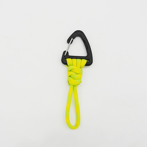 New seven-core key lanyard anti-lost wrist hook outdoor camping multi-functional hanging buckle triangle quick-hang hook