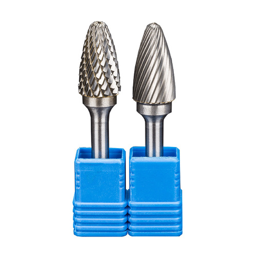 Huhao carbide rotary file electric grinding head wood carving jade carving root carving grinding head metal tungsten steel electric grinding head
