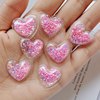 Small children's hair accessory heart-shaped