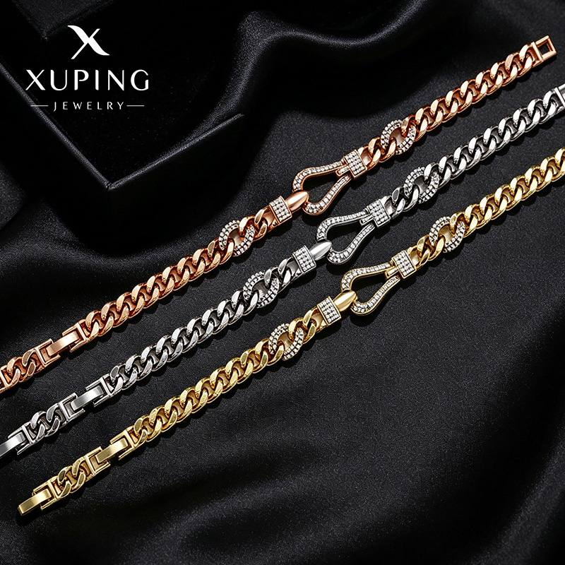Aleación Xuping de otoño y invierno cadena de reloj Europa y América de moda transfronteriza nicho dominante pulsera de verano mujer sensación de joyería