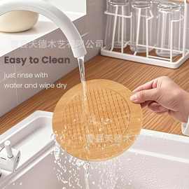 隔热垫家用竹加厚防烫耐高温菜盘砂锅新款厨房杯碗垫子餐桌垫