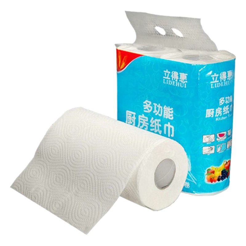 Кухонная бумага рулонная бумага Абсорбирующая маслопоглощающая бумага кухонная специальная ткань бытовое туалетное бумажное полотенце полная коробка оптом