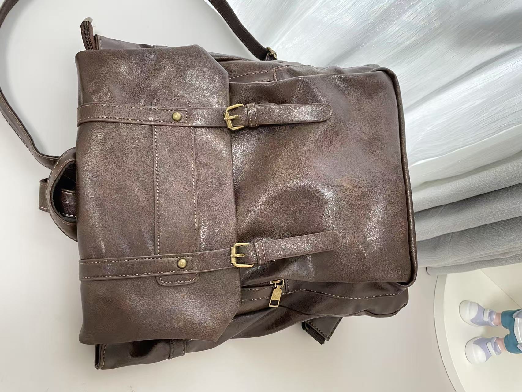 Japanese Style JK Uniform School Backpack 2025 New Vintage Cambridge Bag College Student Shoulder Bag Messenger Bag