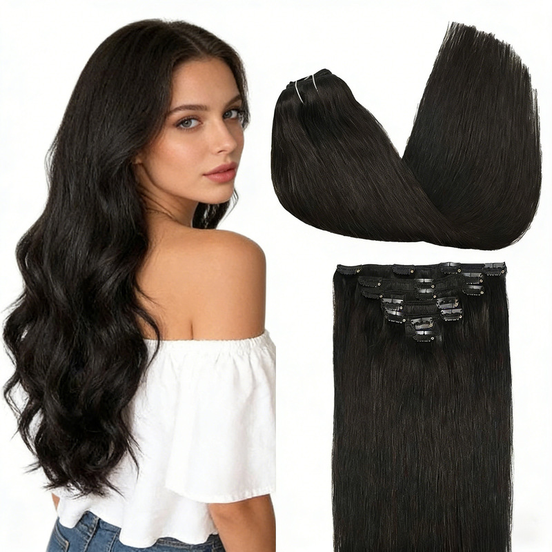 Custom Wig Clip-In Hair Extensions Factory, Real Human Hair Extensions for Women, Comfortable and Seamless, Cross-Border Custom Wig Clip-In Hair Extensions Factory, Real Human Hair Extensions for Women, Comfortable and Seamless, Cross-Border