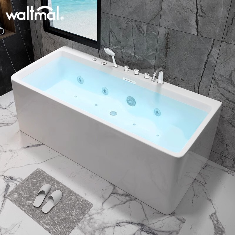 Waterma Bathtub Home Adult Surf Massage Constant Temperature European Acrylic Toilet Bathtub 1.4-1.7 m Waterma Bathtub Home Adult Surf Massage Constant Temperature European Acrylic Toilet Bathtub 1.4-1.7 m